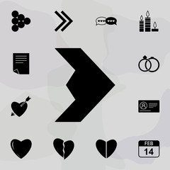 Poster - Arrow icon. Web icons universal set for web and mobile