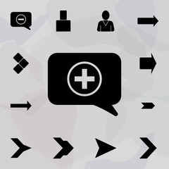 Leinwandbilder - consent in a communication bubble icon. web icons universal set for web and mobile