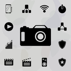 Poster - camera icon. web icons universal set for web and mobile