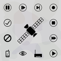 Poster - satellite icon. web icons universal set for web and mobile