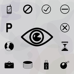 Poster - eye icon. web icons universal set for web and mobile
