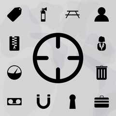 Poster - aim icon. web icons universal set for web and mobile