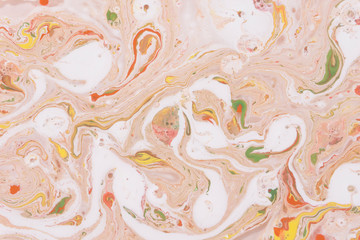 Poster - light colour marbled background 