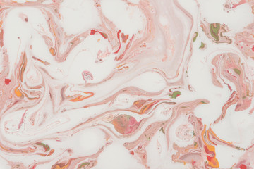 Poster - light colour marbled background 