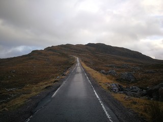 road in mountains