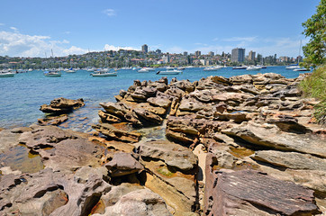 Wall Mural - One of the most beautiful walks in Sydney Spit bridge to Manly beach coastal walk, Sydney, Australia