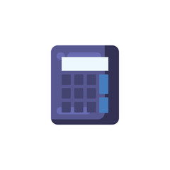 Canvas Print - Isolated calculator tool vector design