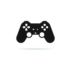 Game controller icon design. Joystick symbol isolated on white background. Vector illustration