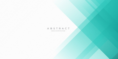 Poster - Modern Green Turquoise Grey White Line Abstract Background for Presentation Design Template. Suit for corporate, business, wedding, and beauty contest.