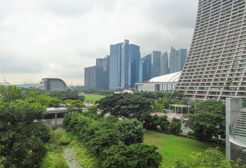 Wall Mural - Singapore city view