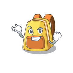 Sticker - Happy confident Successful kids school backpack cartoon character style