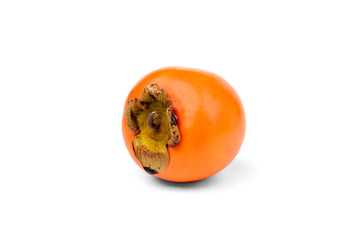 Wall Mural - Persimmon isolated on white background.