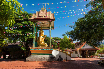 Wat That Temple, Vang Vieng. Laos.