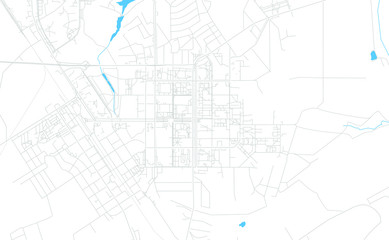  Novomoskovsk, Russia bright vector map
