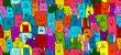 © Kudryashka - Funny dogs family, seamless pattern for your design