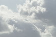 Weisse Wolken, Grauer Himmel Hintergrundbild, Deutschland, Europa
