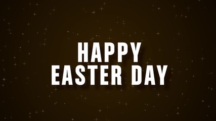 Sticker - happy Easter Day- animation 4K vector