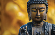 Buddha Statue Used As Amulets Of Buddhism Religion.