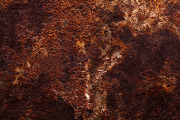 Poster - old metal texture with rust.