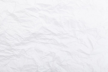 Poster - white crumpled paper. background for design