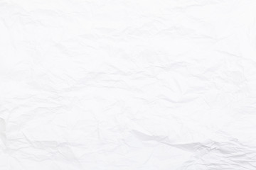 Poster - white crumpled paper. background for design