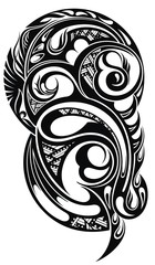 Wall Mural - tribal art. tribal tattoo designs. set of vector illustrations