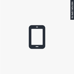 Poster - Smartphone, mobile icon, flat style sign for mobile concept and web design
