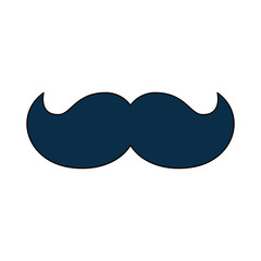 Wall Mural - Isolated male mustache vector design