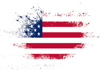 Poster -  flag of the united states of america