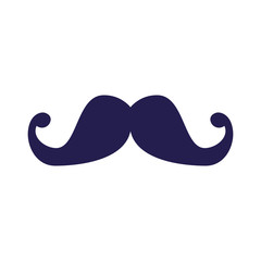 Poster - Isolated male mustache vector design