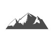 Mountain design element. Vector illustration 