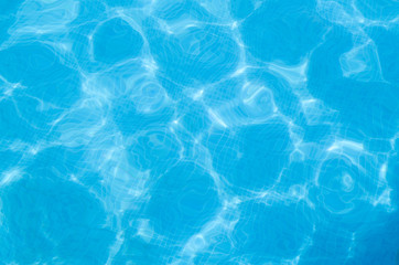 water with small waves in the pool