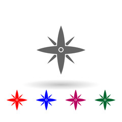 Poster - Star multi color icon. Simple glyph, flat vector of web icons for ui and ux, website or mobile application