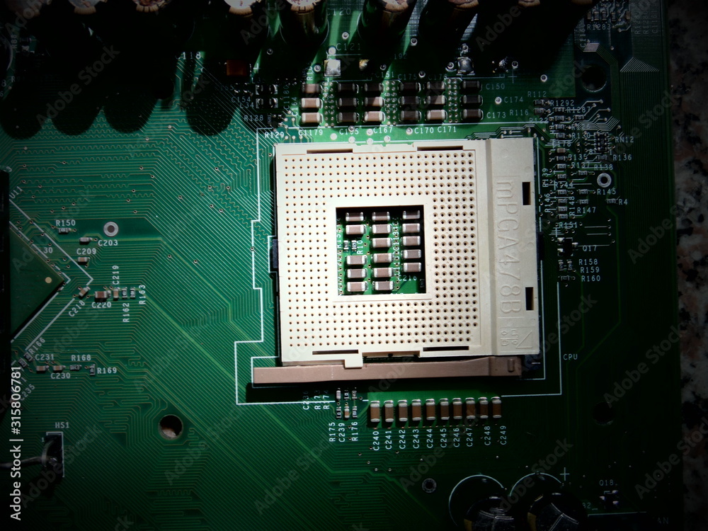 LGA 775 CPU Socket Stock Photo | Adobe Stock