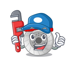 Sticker - Cool Plumber car brake on mascot picture style