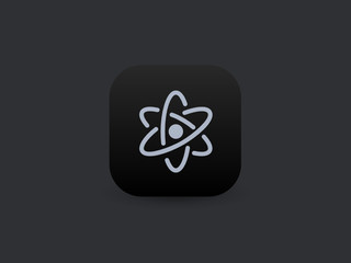 Canvas Print - Atom -  App Icon