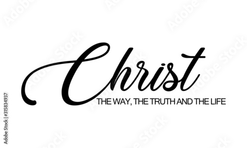 Cuadros en Lienzo Christian Quote, typography for print or use as poster, card, flyer or T shirt
