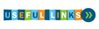 © Web Buttons Inc - USEFUL LINKS colorful vector typographic web button