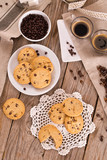 Fototapeta Uliczki - Chocolate chip cookies.	