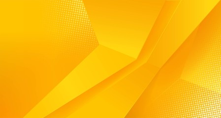 Abstract 3d Yellow Background. Vector Illustration