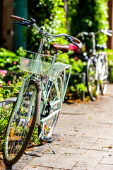 Wall Mural - old bike at an old town in austria