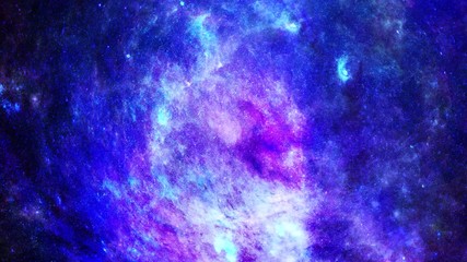 Wall Mural - Animation view to travelling across the universe in moving