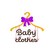 Logo For A Baby's Clothing Store.