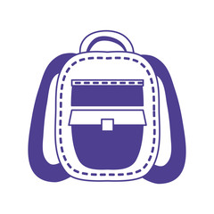 Wall Mural - schoolbag supply education isolated icon