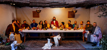 Representation Of The Last Supper Of Jesus Christ, With Real Characters