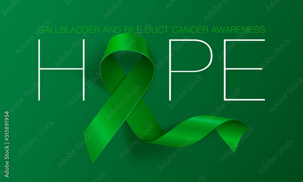 Gallbladder and Bile Duct Cancer Awareness Calligraphy Poster Design ...