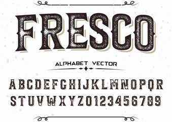 Poster - font Elegant  alphabet letters font and number.awesome typography fonts regular uppercase and lowercase. vector illustration typeface.Classic lettering minimal design.
