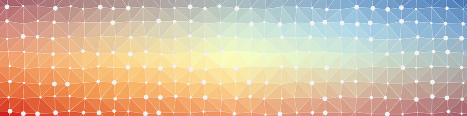 Abstract Low Polygon gradient Generative Art background illustration