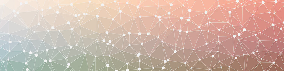 Abstract Low Polygon gradient Generative Art background illustration