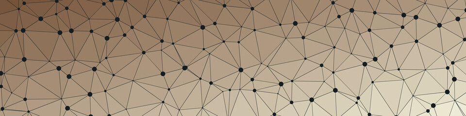 Abstract Low Polygon gradient Generative Art background illustration
